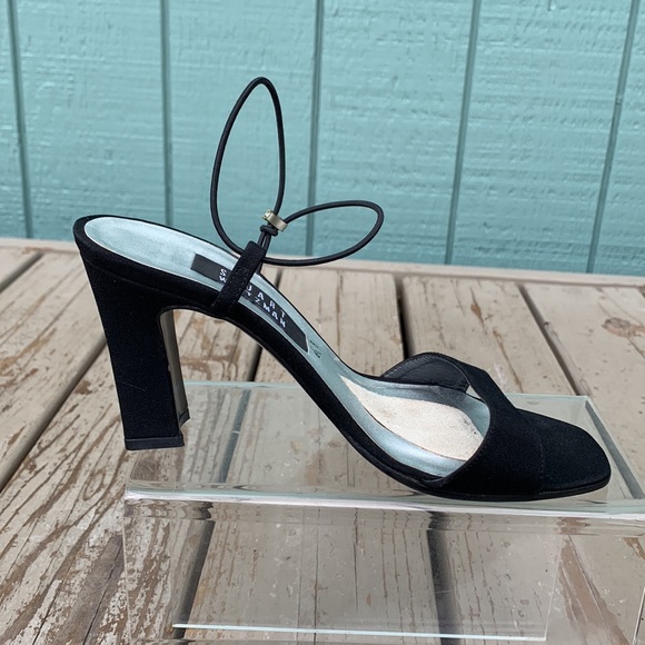 Stuart Weitzman black rhinestone sandal - Picture 4 of 15